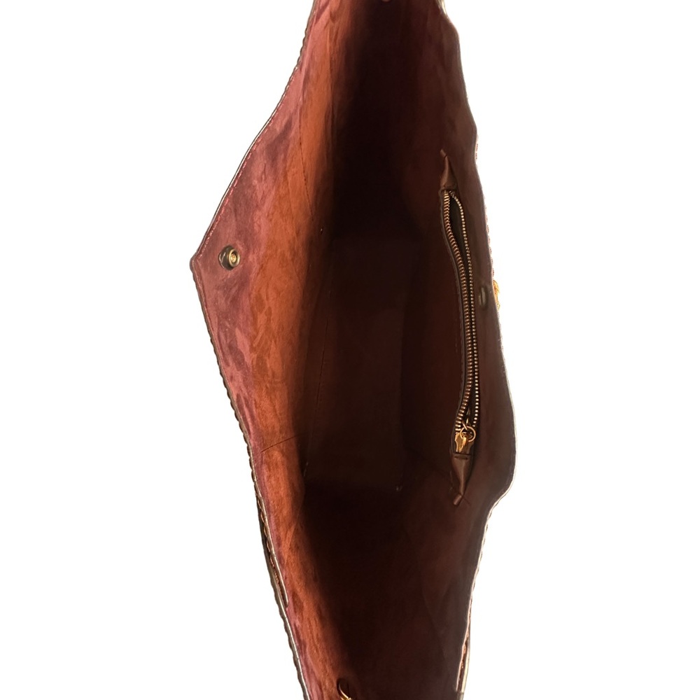 Stella McCartney Brown Popper Bucket Bag - Picture 4 of 5